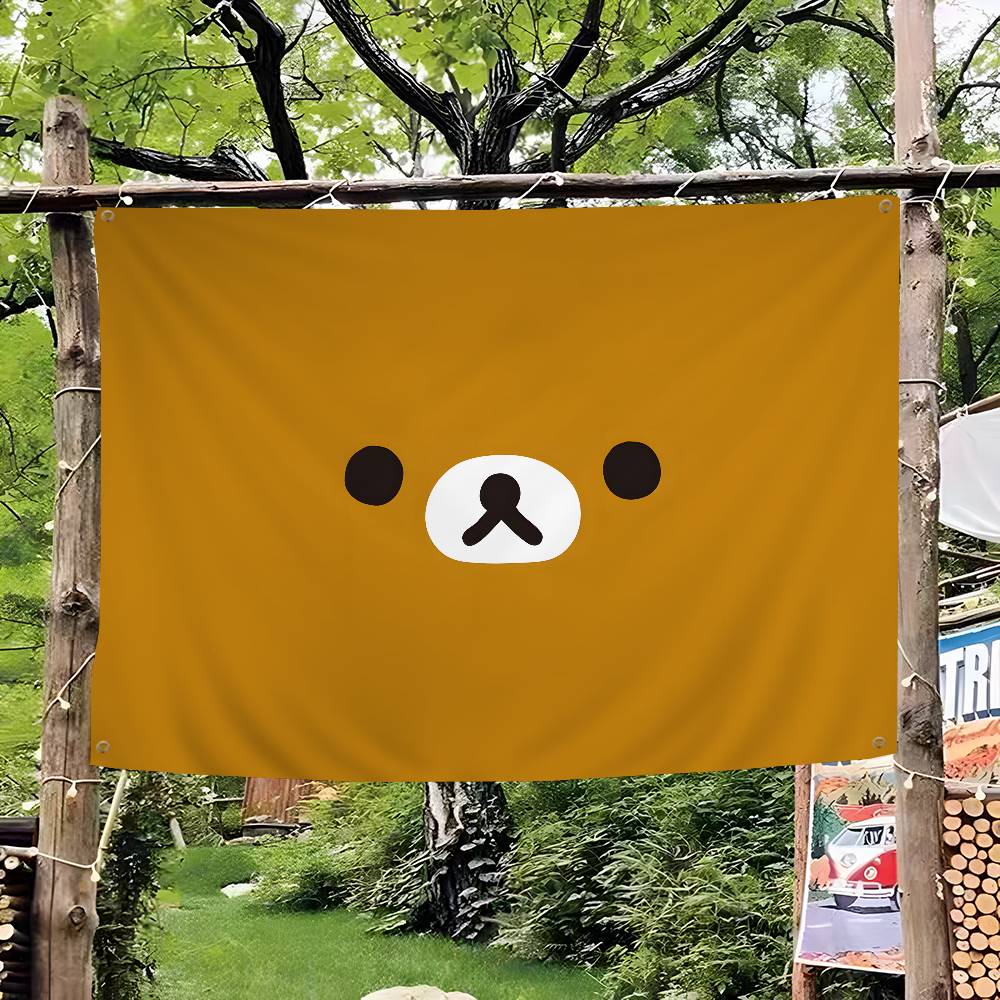 Commercial Printing Company - Bandeira Publicitária Comercial R-Rilakkuma Mellow-Comfy com