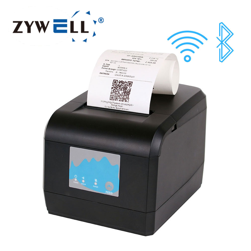 Thermal Printer - Nova impressora wi-fi lançada zywell zy908