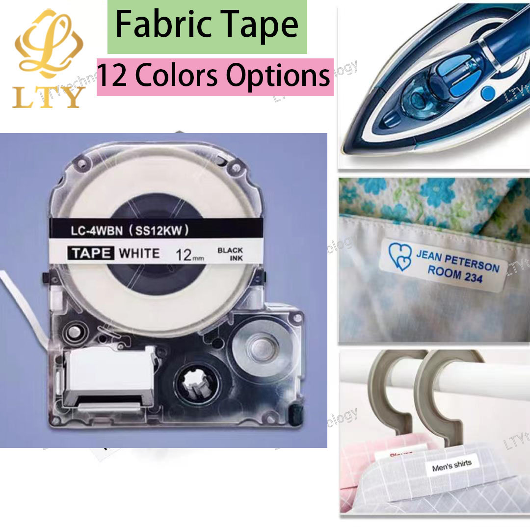 Commercial Fabric Printing Machine - 12mm Tecido Ferro-na etiqueta de Fita
