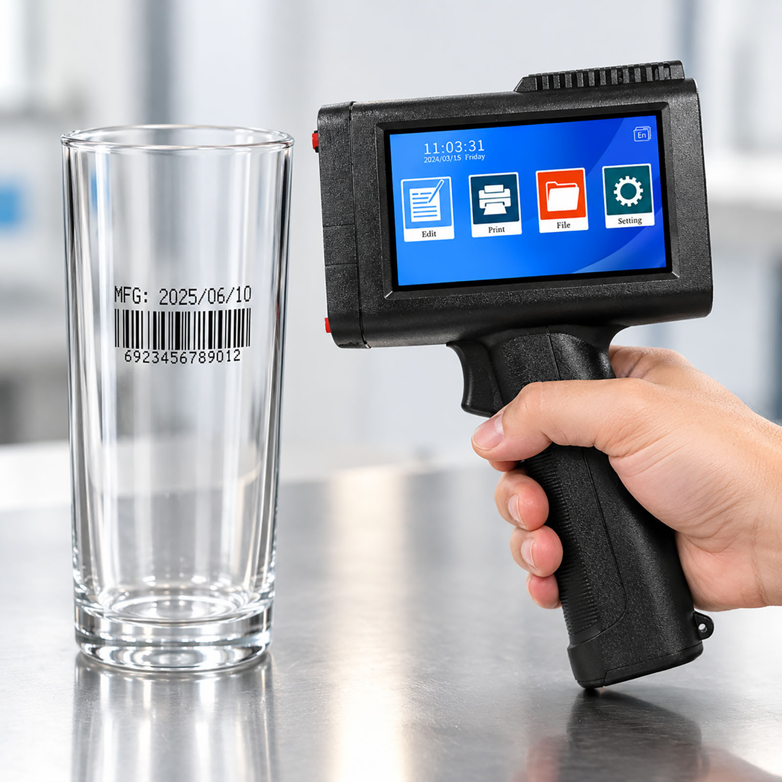 Impressora de Jato de Tinta Po - Barcode Printer avaliação e preço