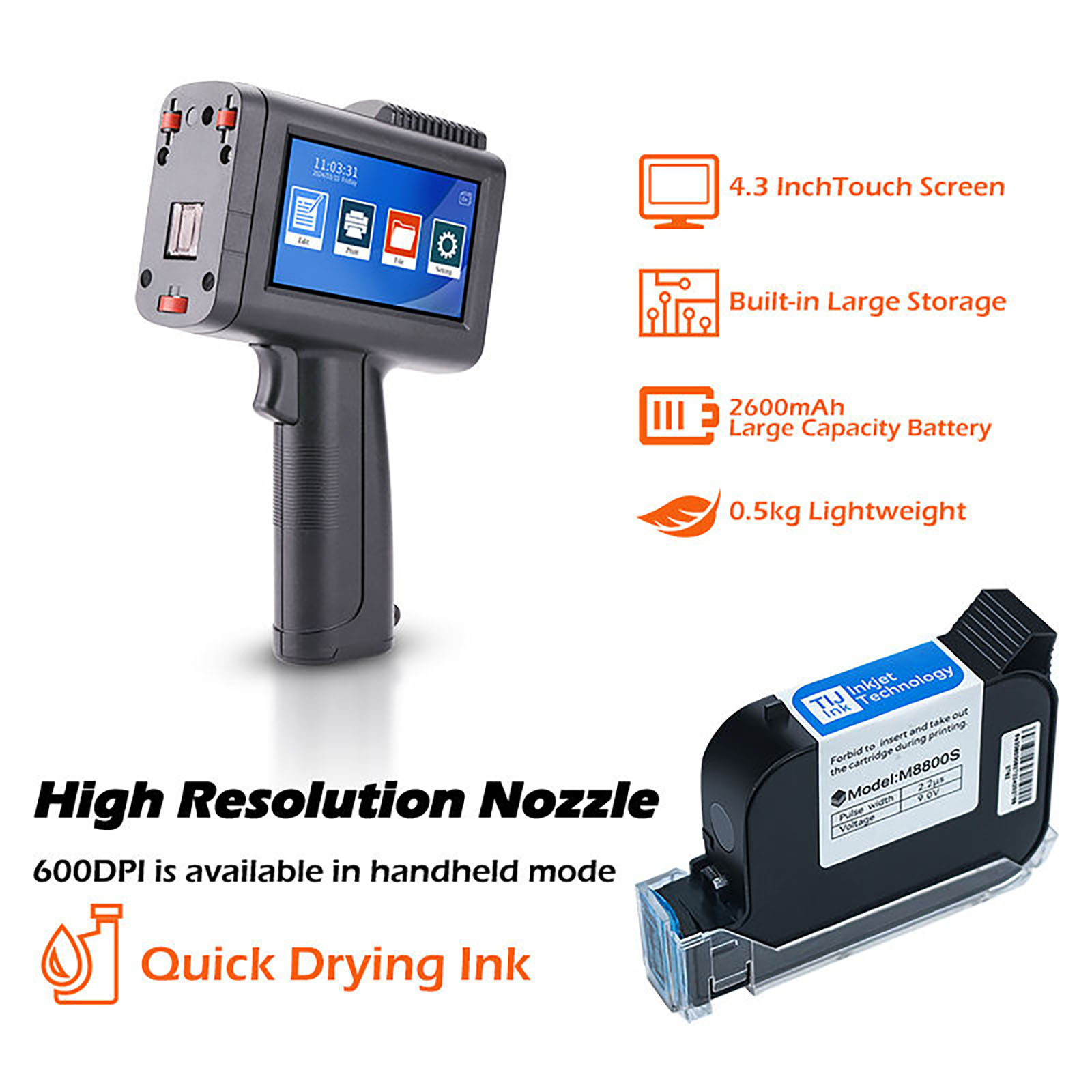 Impressora de Jato de Tinta Po - Barcode Printer avaliação e preço