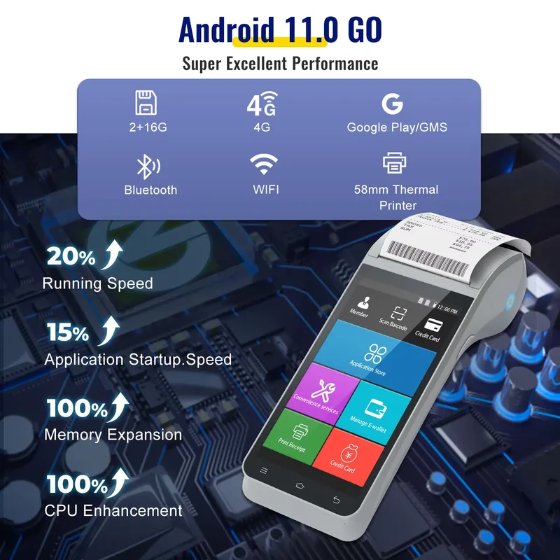 Sistema POS Android Portátil Z - Receipt Printer avaliação e preço