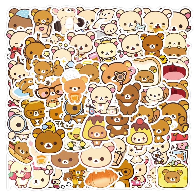 Adesivos Bandai Rilakkuma Kiir - Printer Paper avaliação e preço