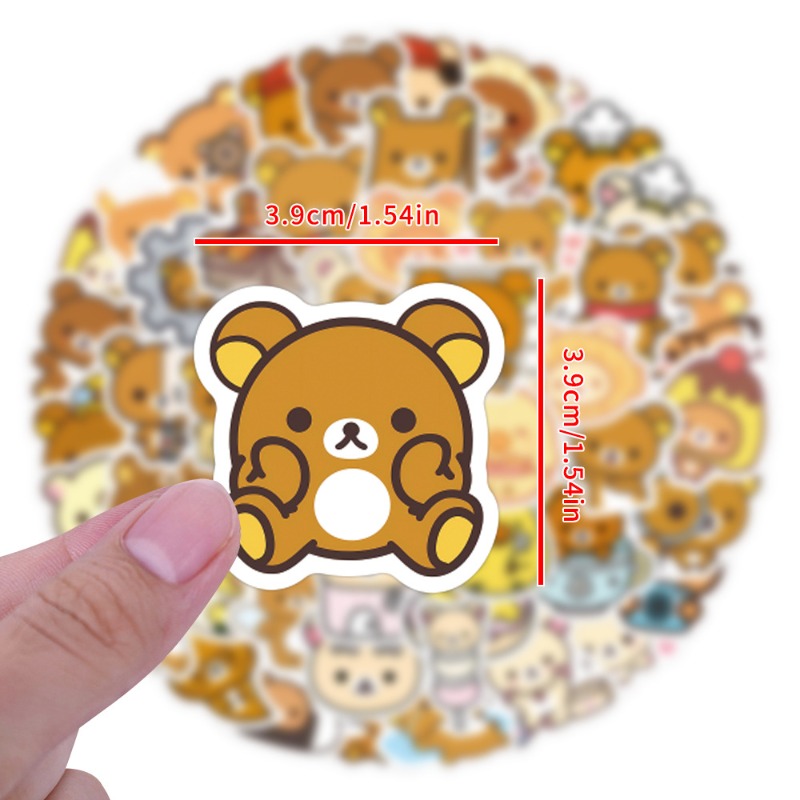 Adesivos Bandai Rilakkuma Kiir - Printer Paper avaliação e preço