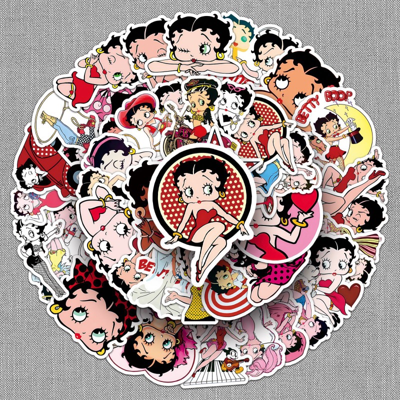 Adesivos Betty Boop 50 unidade - Printer Paper avaliação e preço