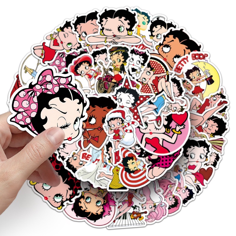 Adesivos Betty Boop 50 unidade - Printer Paper avaliação e preço