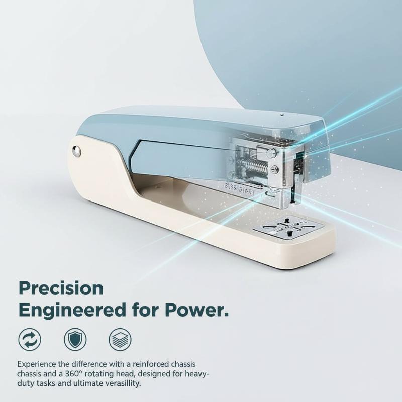 Grampeador Rotativo 360° de Al - Stapler Heavy Duty avaliação e preço