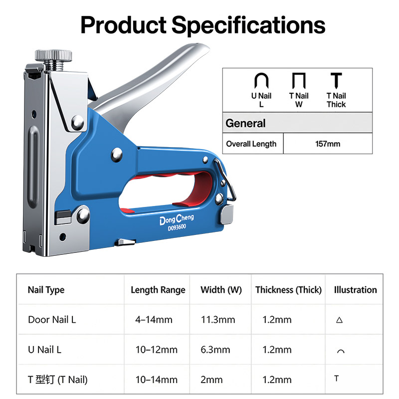 Pistola de Pregos 3 em 1 de Aç - Stapler Heavy Duty avaliação e preço